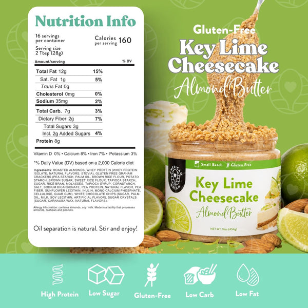 Key Lime Cheesecake Almond Butter