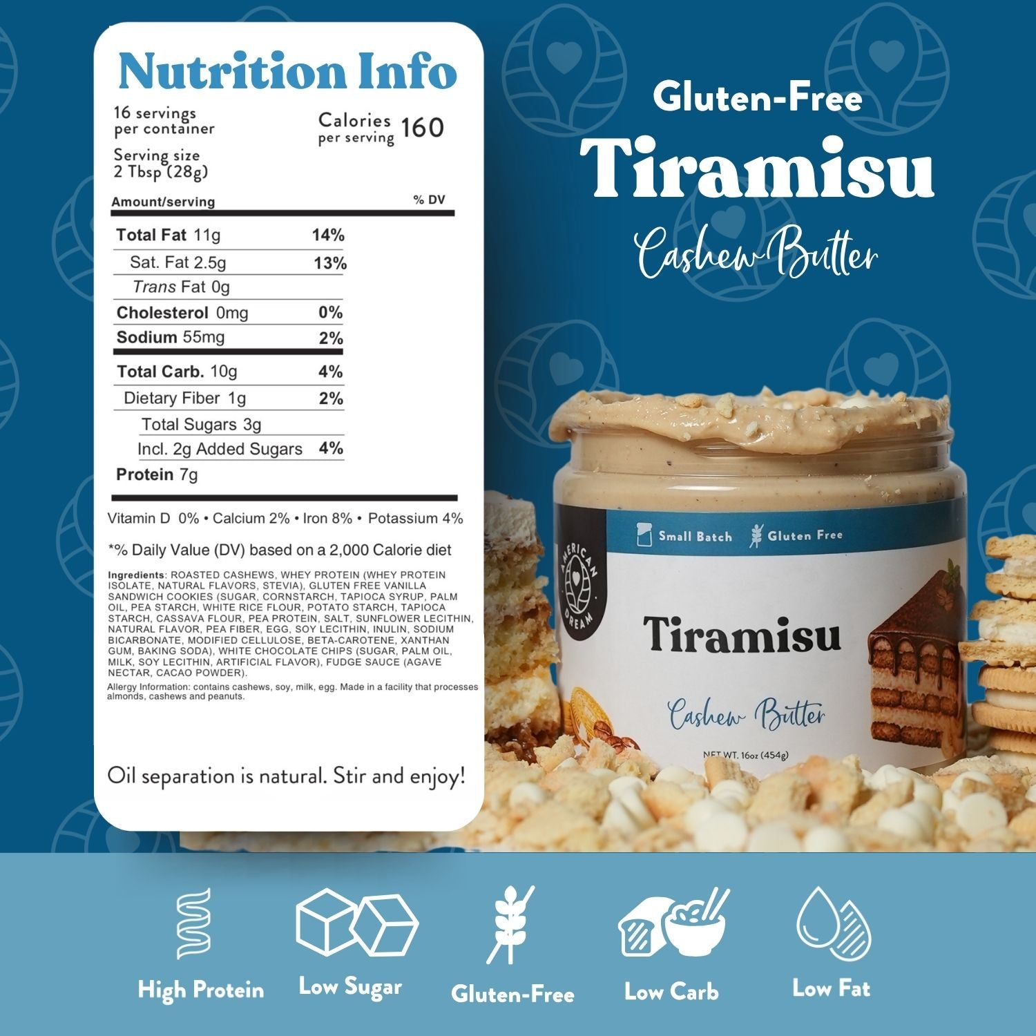 Tiramisu Cashew Butter