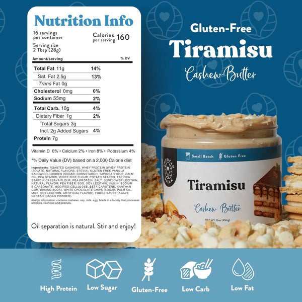 Tiramisu Cashew Butter