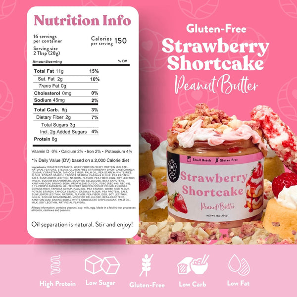 Strawberry Shortcake Peanut Butter