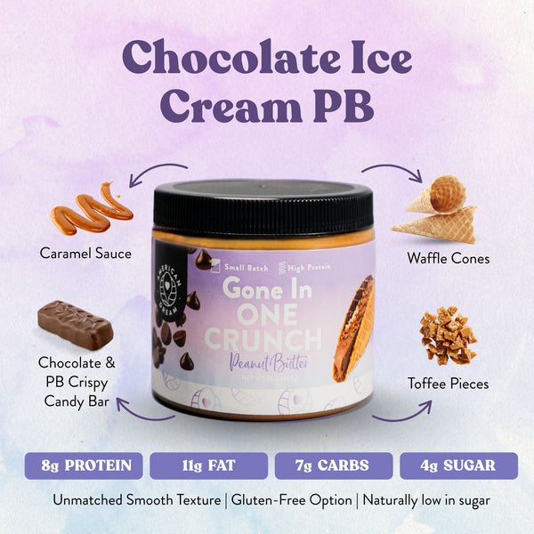 Gone In One Crunch Peanut Butter