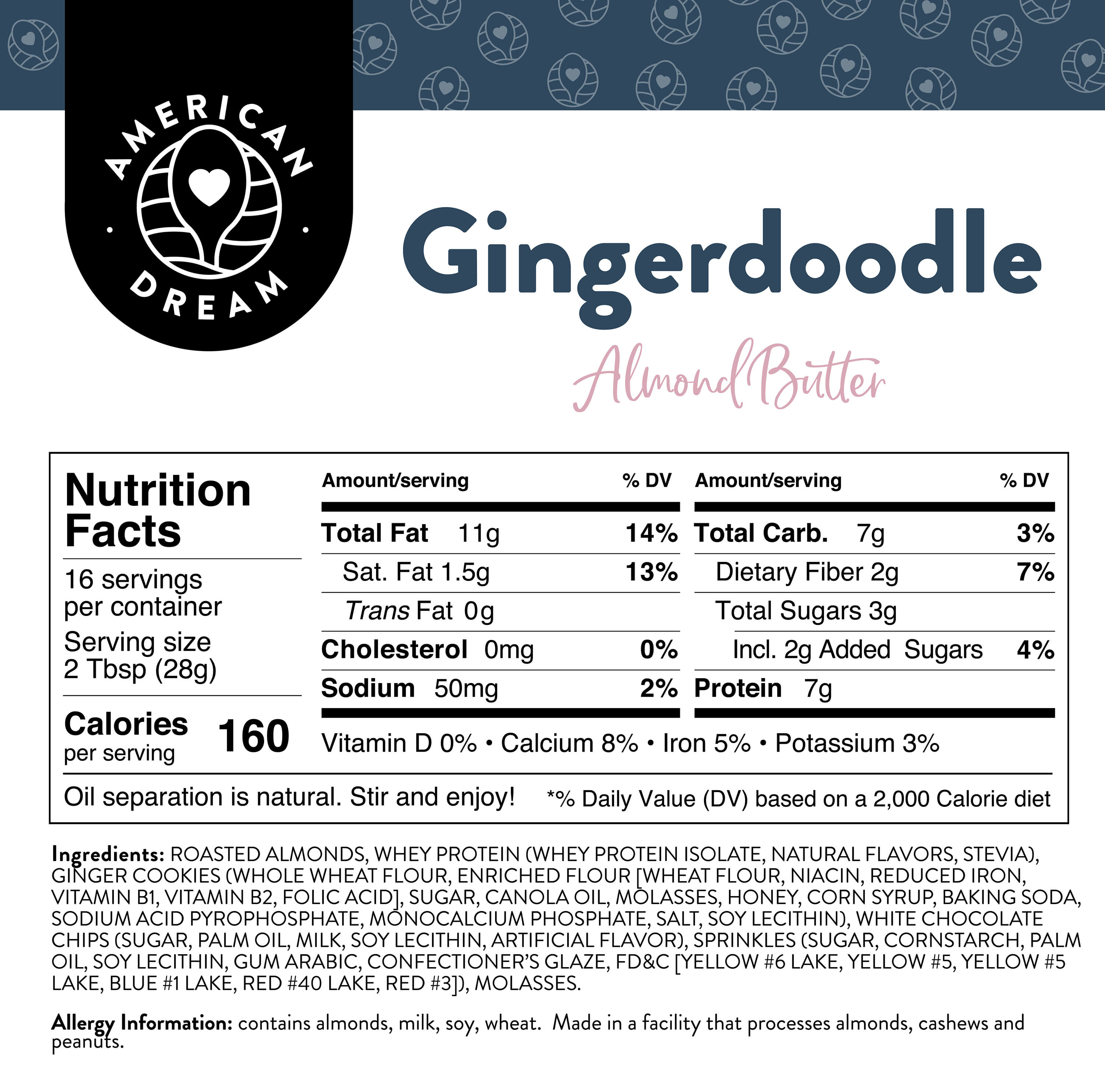 Gingerdoodle Almond Butter