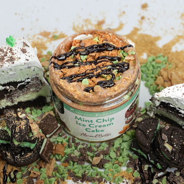 Gluten-Free Mint Chip Ice Cream Cake Almond Butter