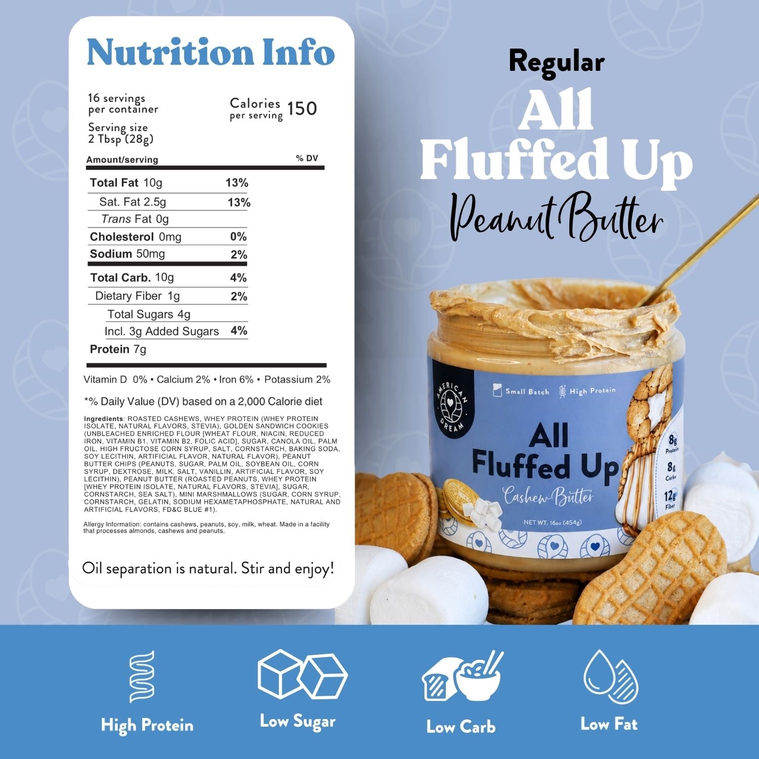 All Fluffed Up Cashew Butter