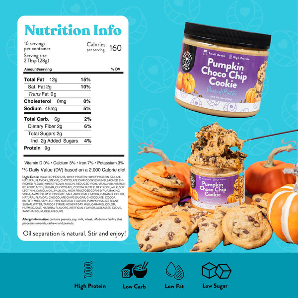 Pumpkin Choco Chip Cookie Peanut Butter