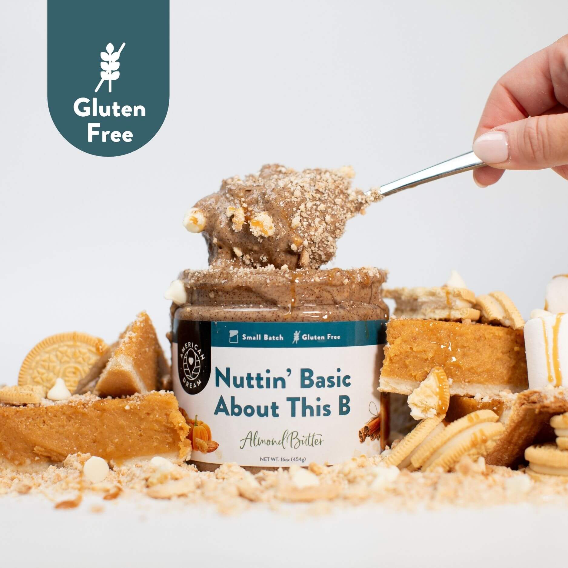 Gluten-Free Nuttin' Basic About This B Almond Butter