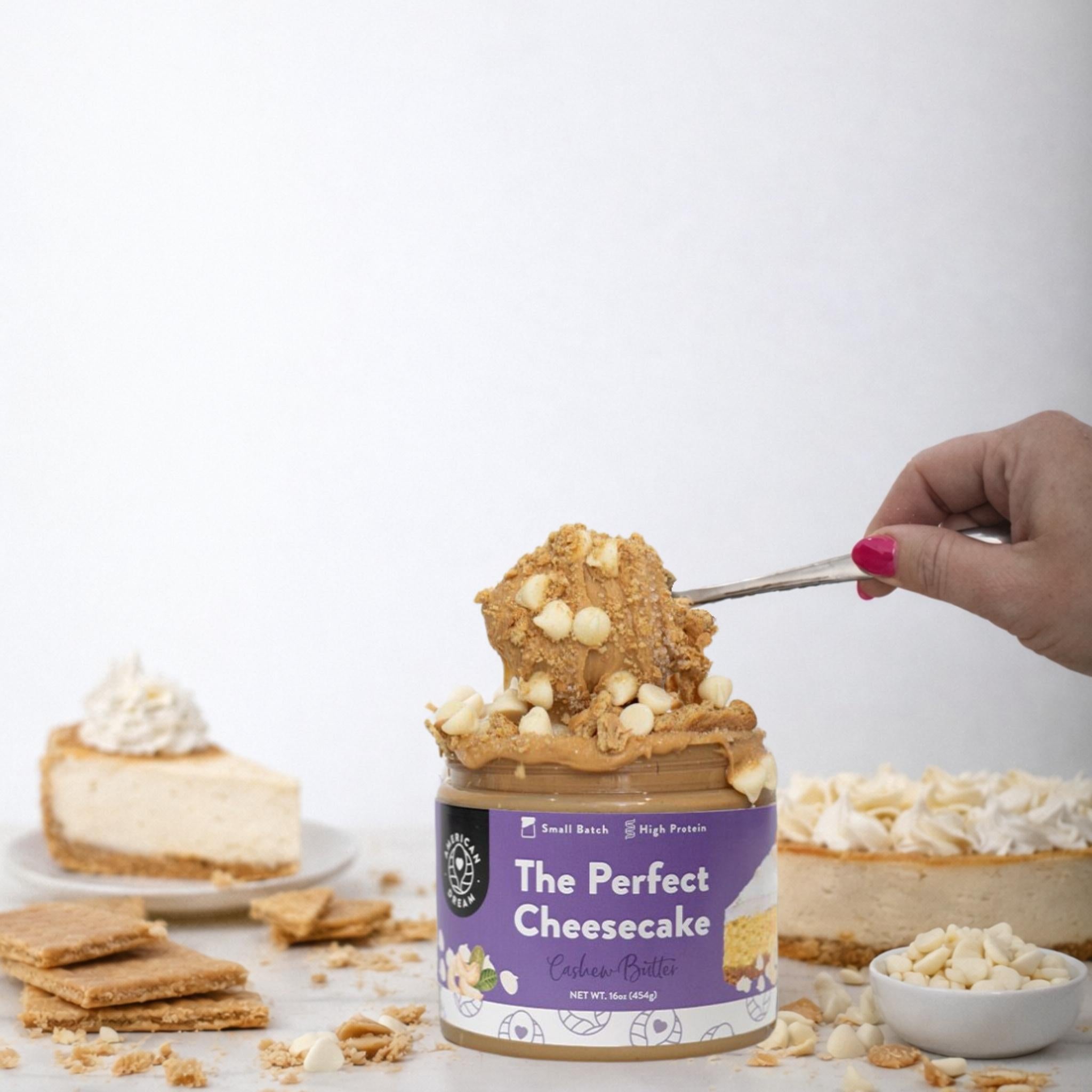 The Perfect Cheesecake Cashew Butter