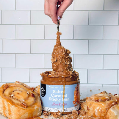 Salted Caramel Sticky Bun Almond Butter
