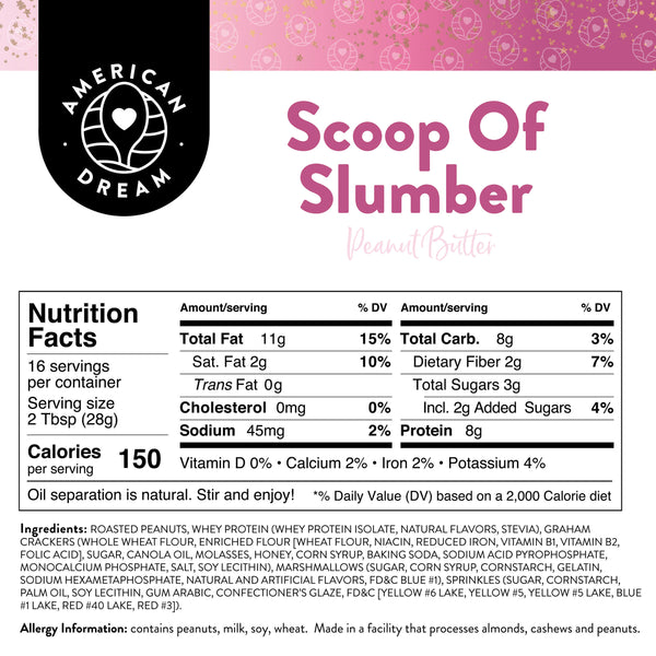 Scoop of Slumber Peanut Butter