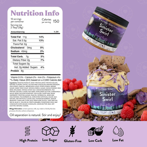 Sinister Swirl Peanut Butter