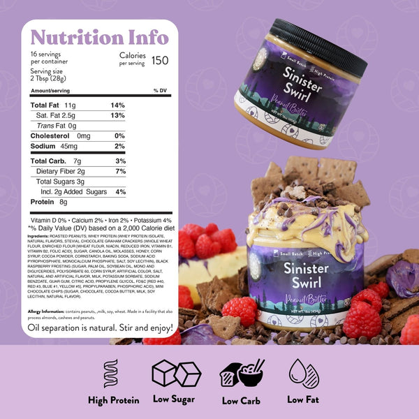 Sinister Swirl Peanut Butter