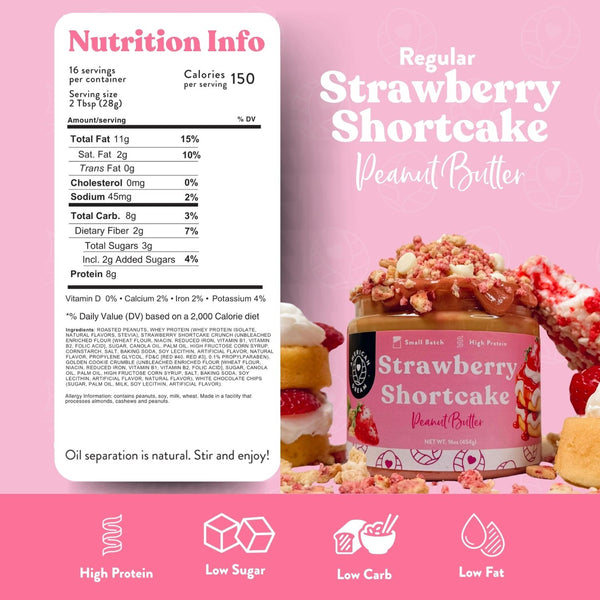 Strawberry Shortcake Peanut Butter