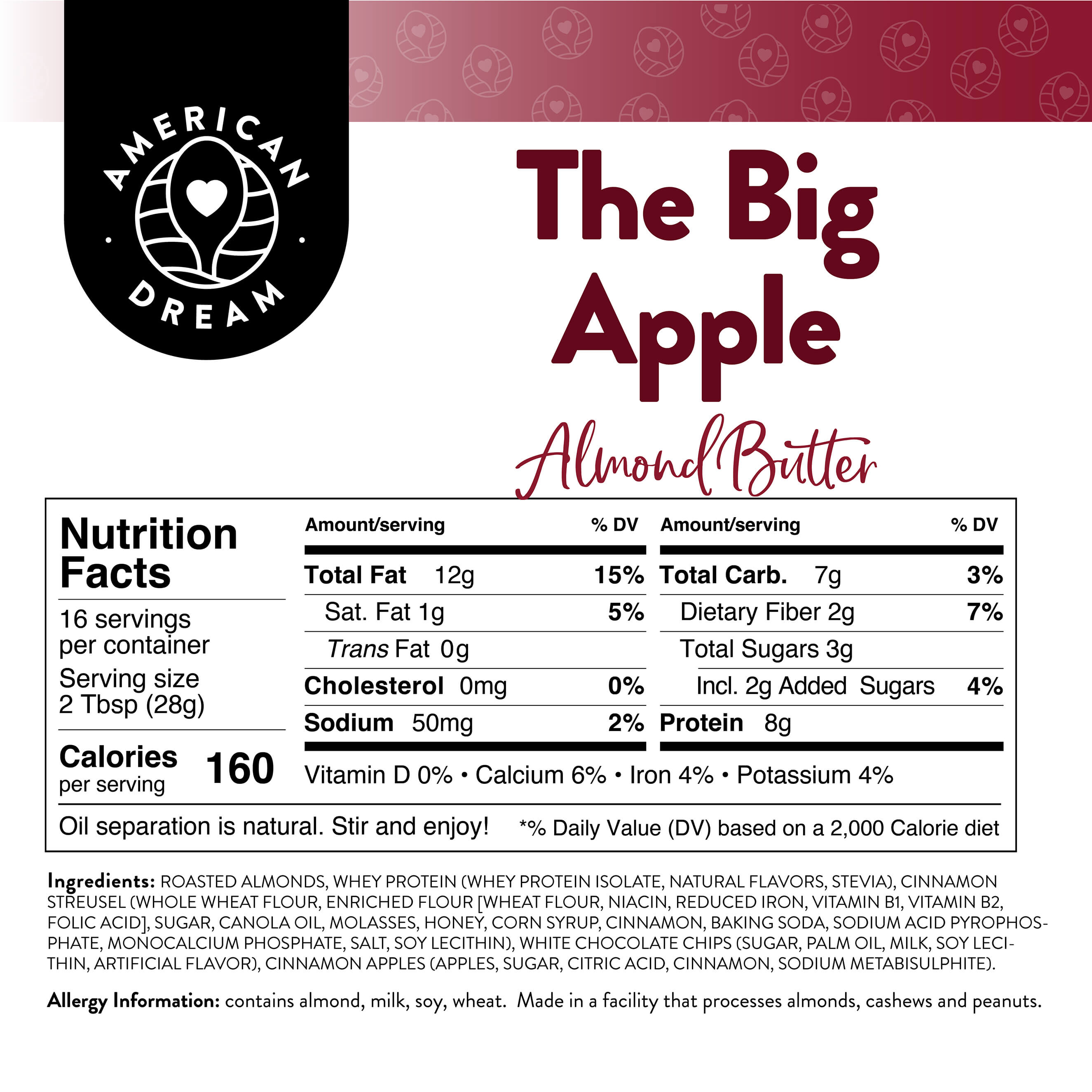 The Big Apple Almond Butter
