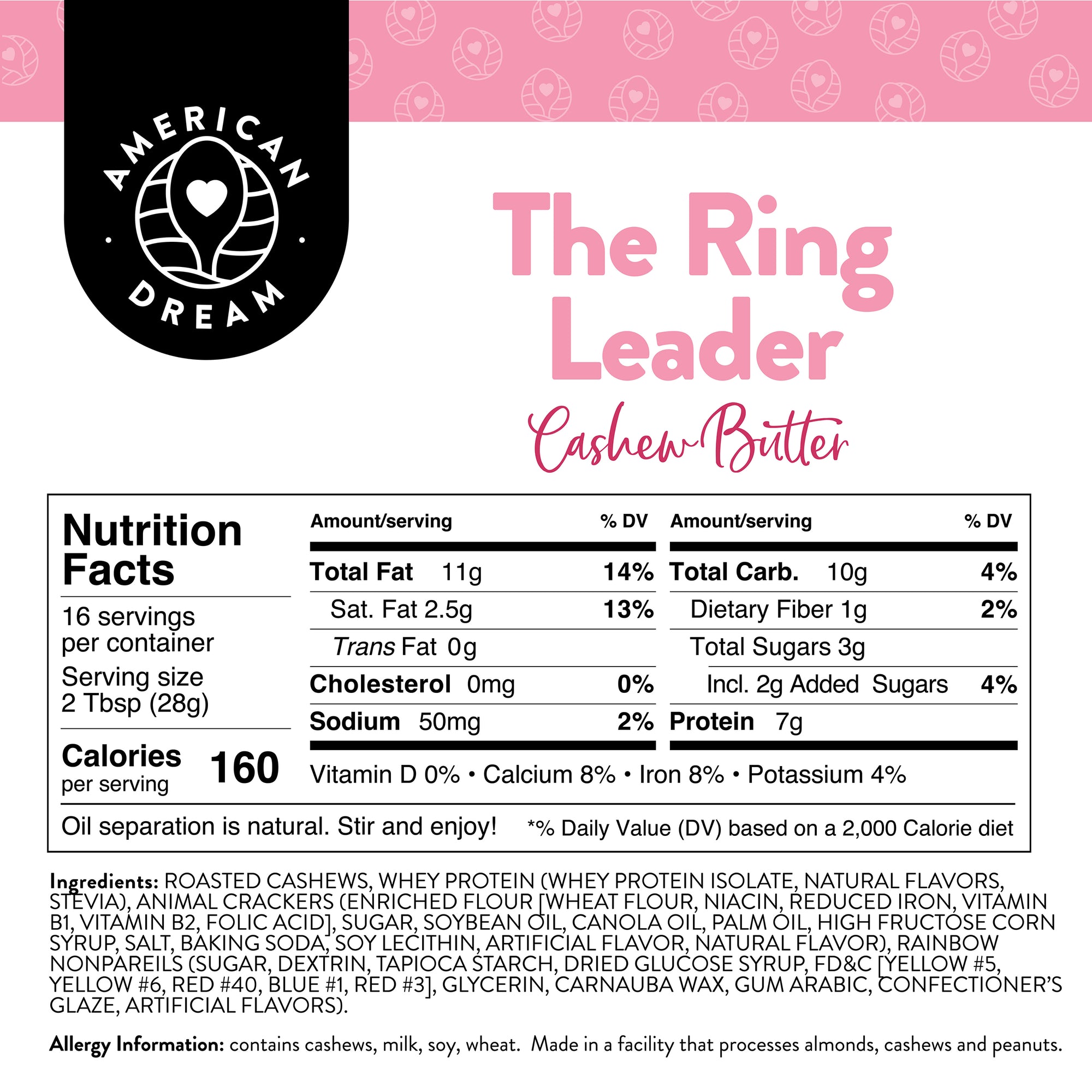 The Ring Leader Cashew Butter