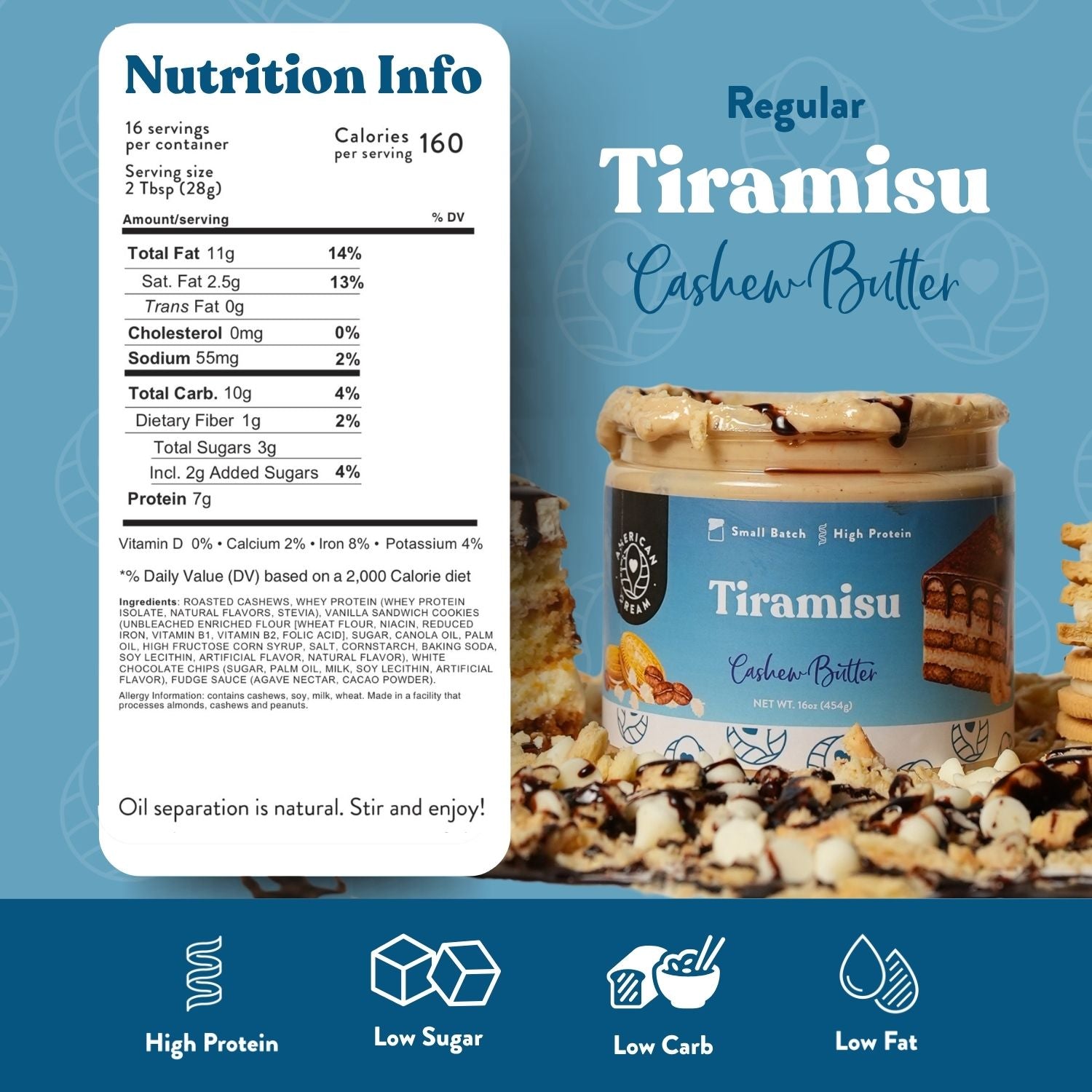 Tiramisu Cashew Butter