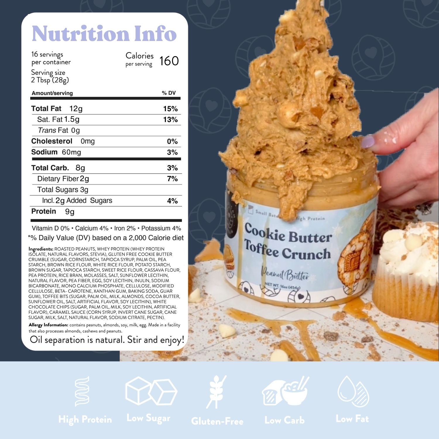 Cookie Butter Toffee Crunch Peanut Butter