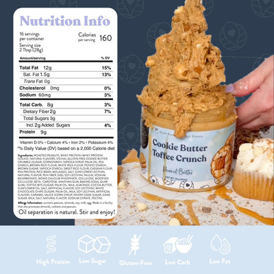 Cookie Butter Toffee Crunch Peanut Butter