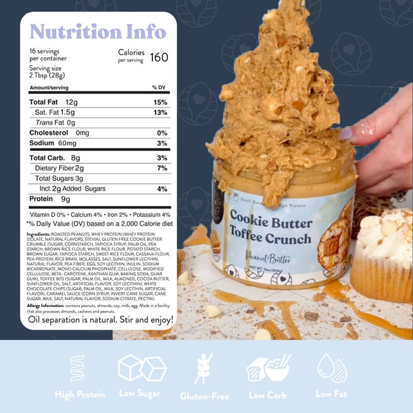 Cookie Butter Toffee Crunch Peanut Butter