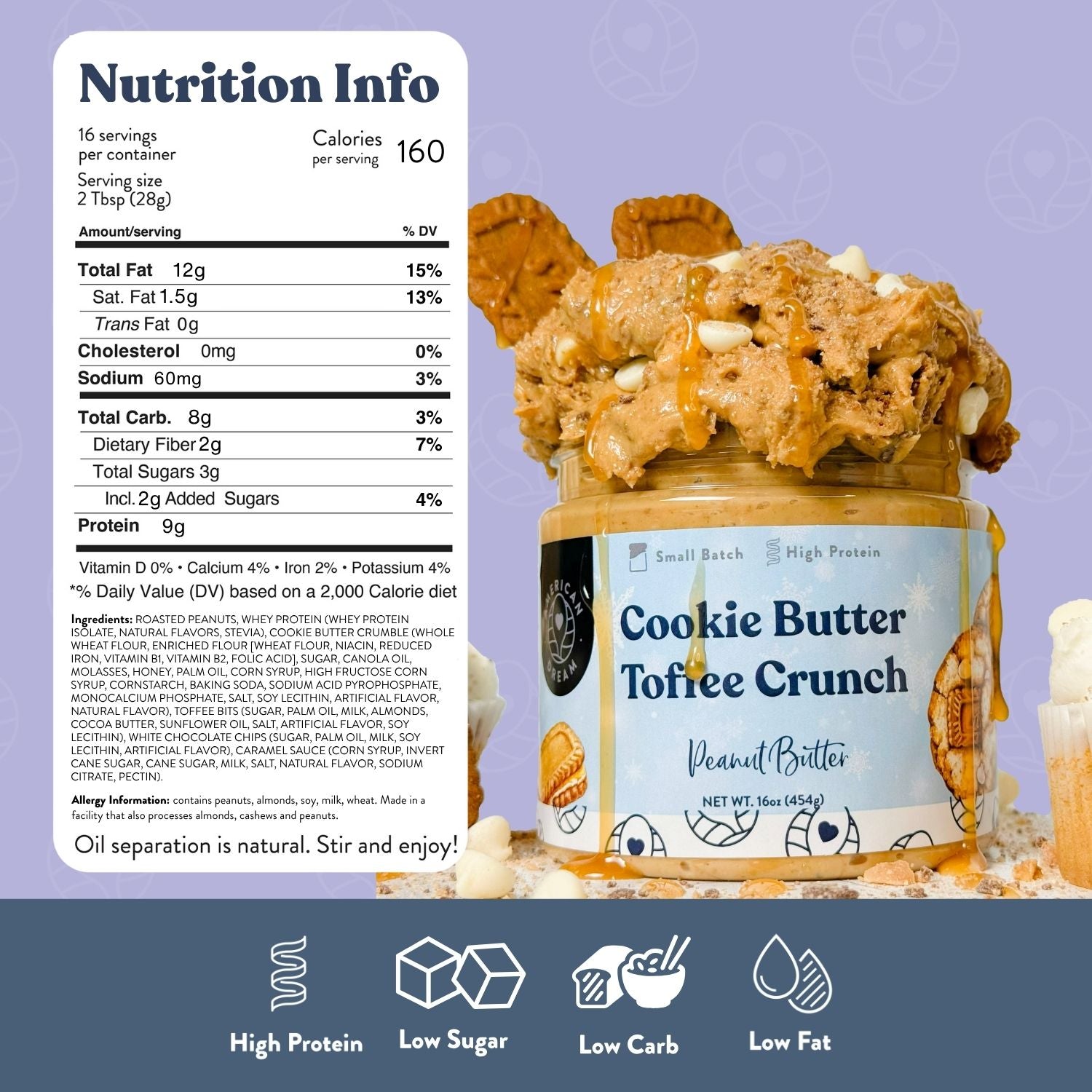 Cookie Butter Toffee Crunch Peanut Butter