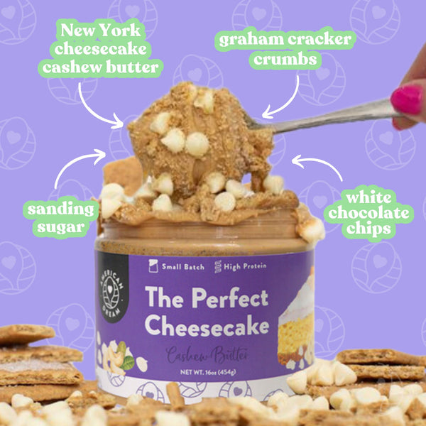 The Perfect Cheesecake Cashew Butter