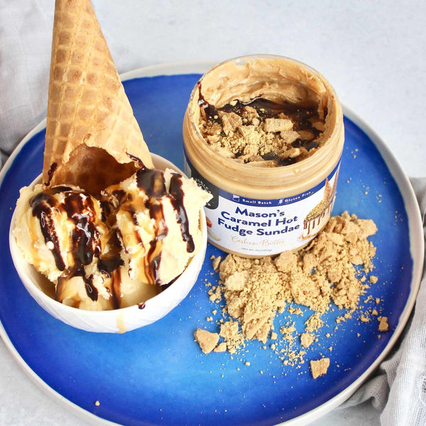 Mason's Caramel Hot Fudge Sundae Cashew Butter