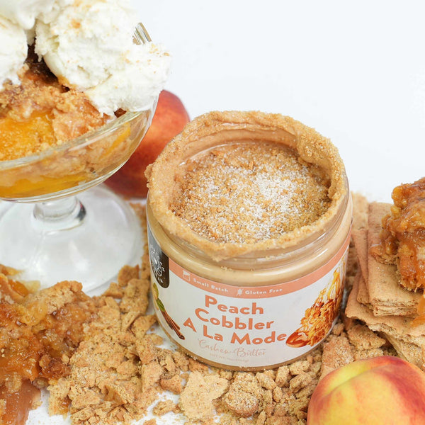 Peach Cobbler A La Mode Cashew Butter