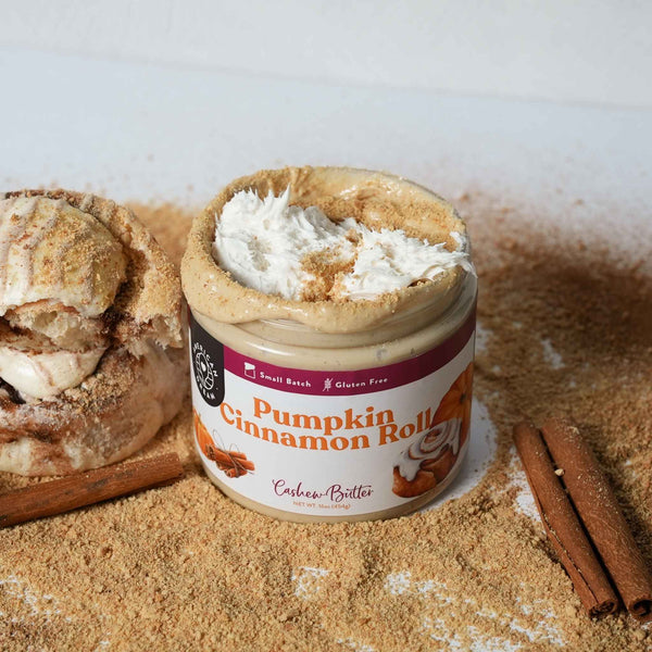 Pumpkin Cinnamon Roll Cashew Butter