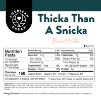 Gluten-Free Thicka Than a Snicka Peanut Butter