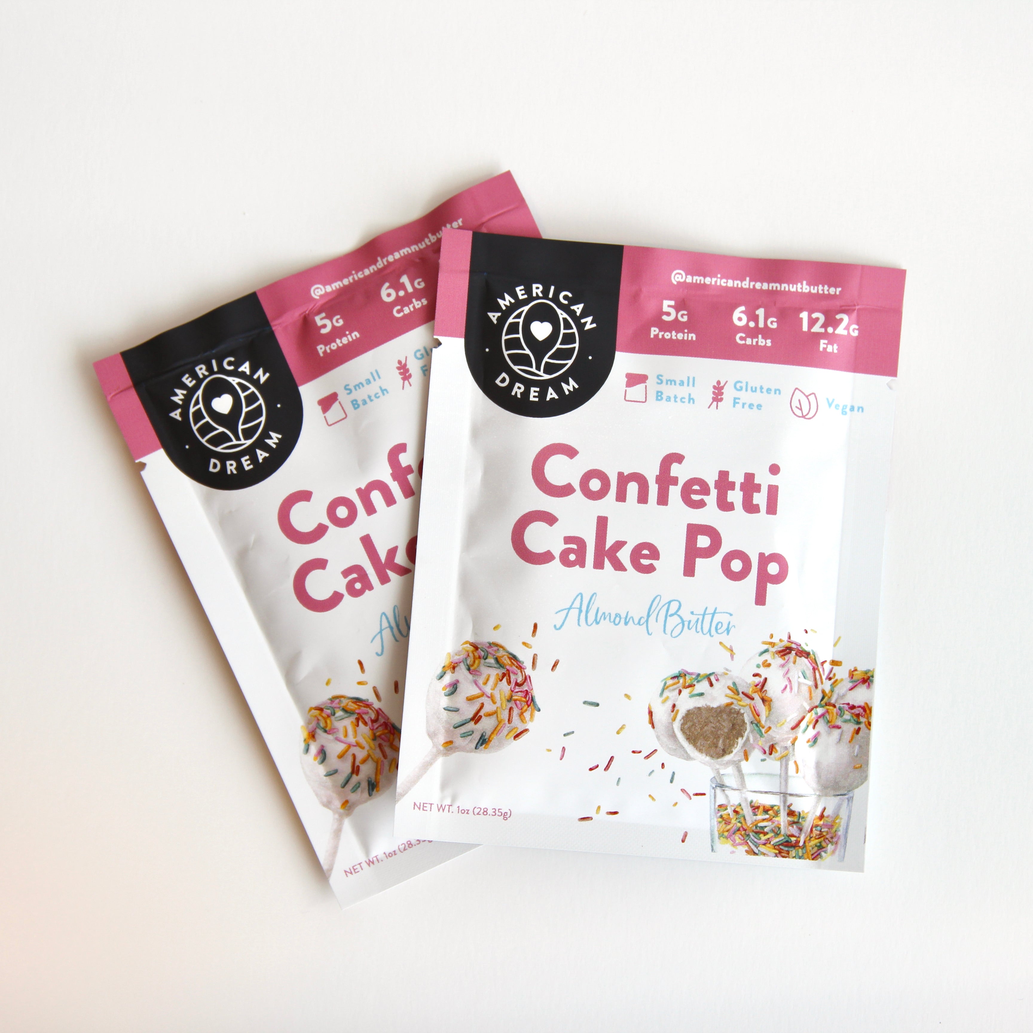 Confetti Cake Pop Almond Butter Single-Serve Squeeze Pack