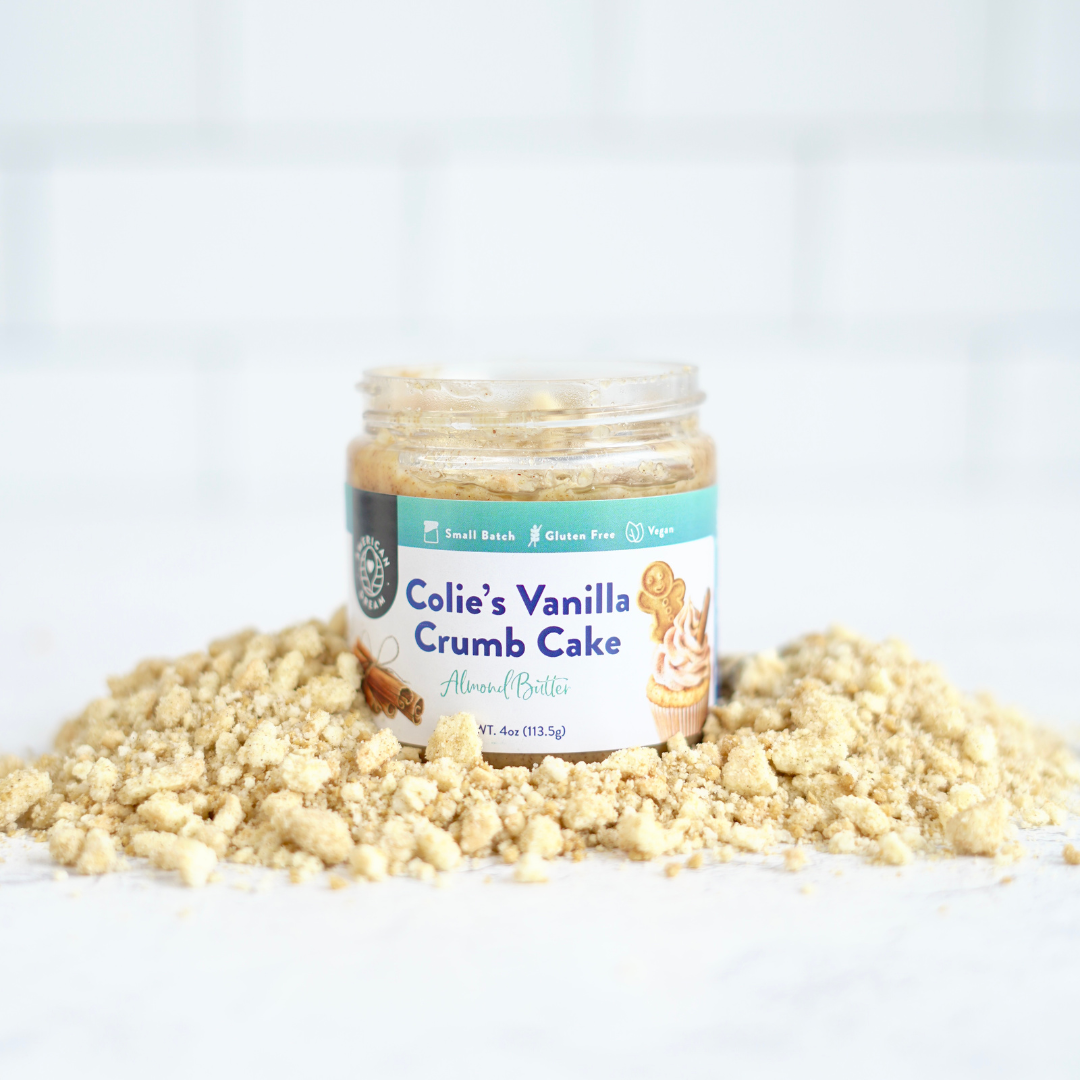 Baby Butter 4oz Gluten-Free Colie's Vanilla Crumb Cake Almond Butter