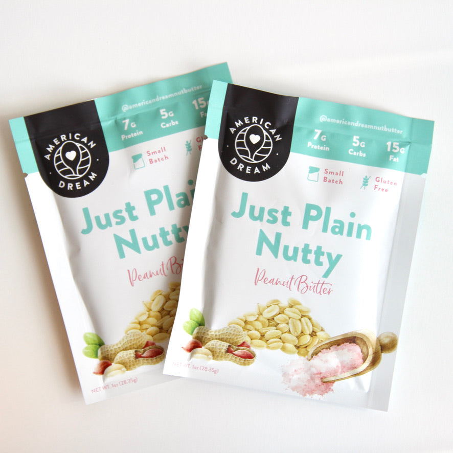 Gluten-Free Just Plain Nutty Peanut Butter Single-Serve Squeeze Pack