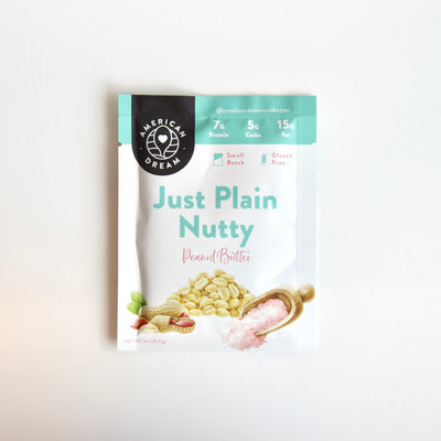 Gluten-Free Just Plain Nutty Peanut Butter Single-Serve Squeeze Pack