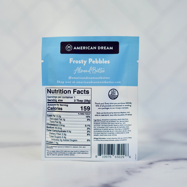 Gluten-Free Frosty Pebbles Almond Butter Single-Serve Squeeze Pack