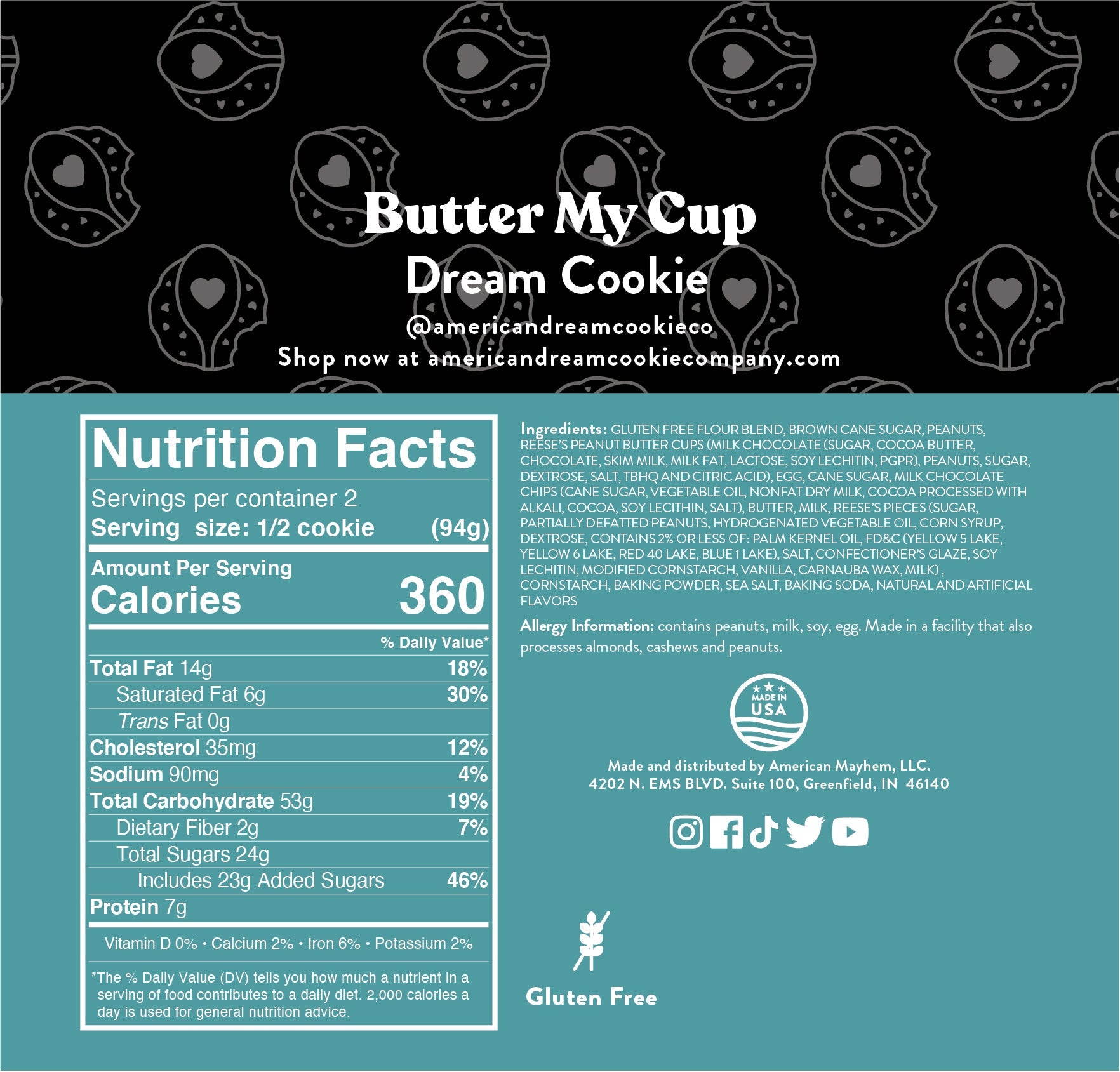 Gluten-Free Butter My Cup Cookie