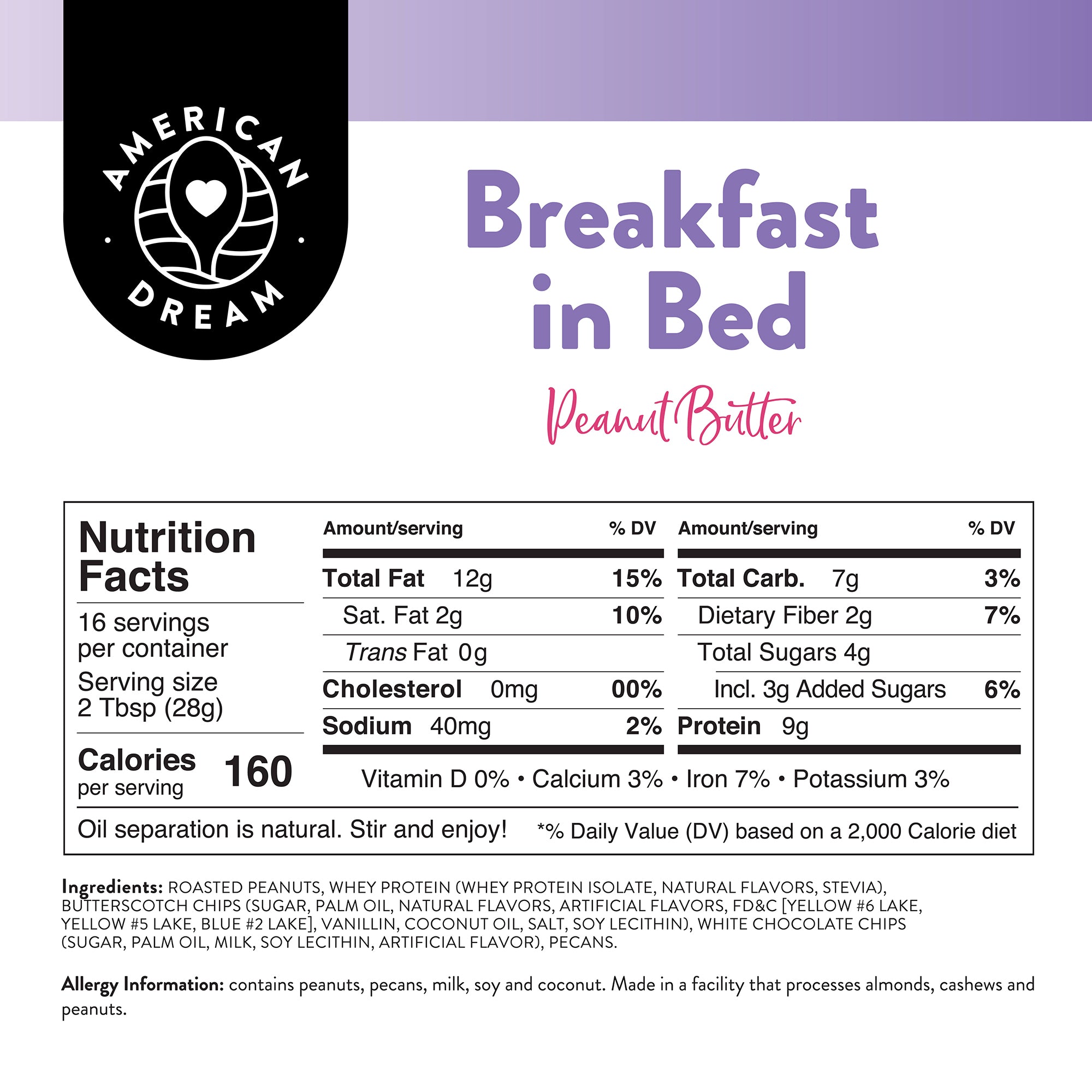 Gluten-Free Breakfast In Bed Peanut Butter