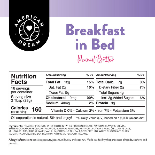 Gluten-Free Breakfast In Bed Peanut Butter