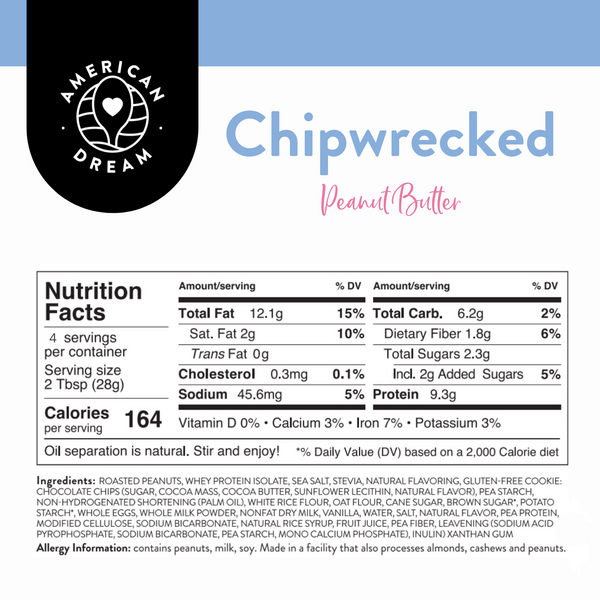 Baby Butter 4oz Gluten-Free Chipwrecked Peanut Butter