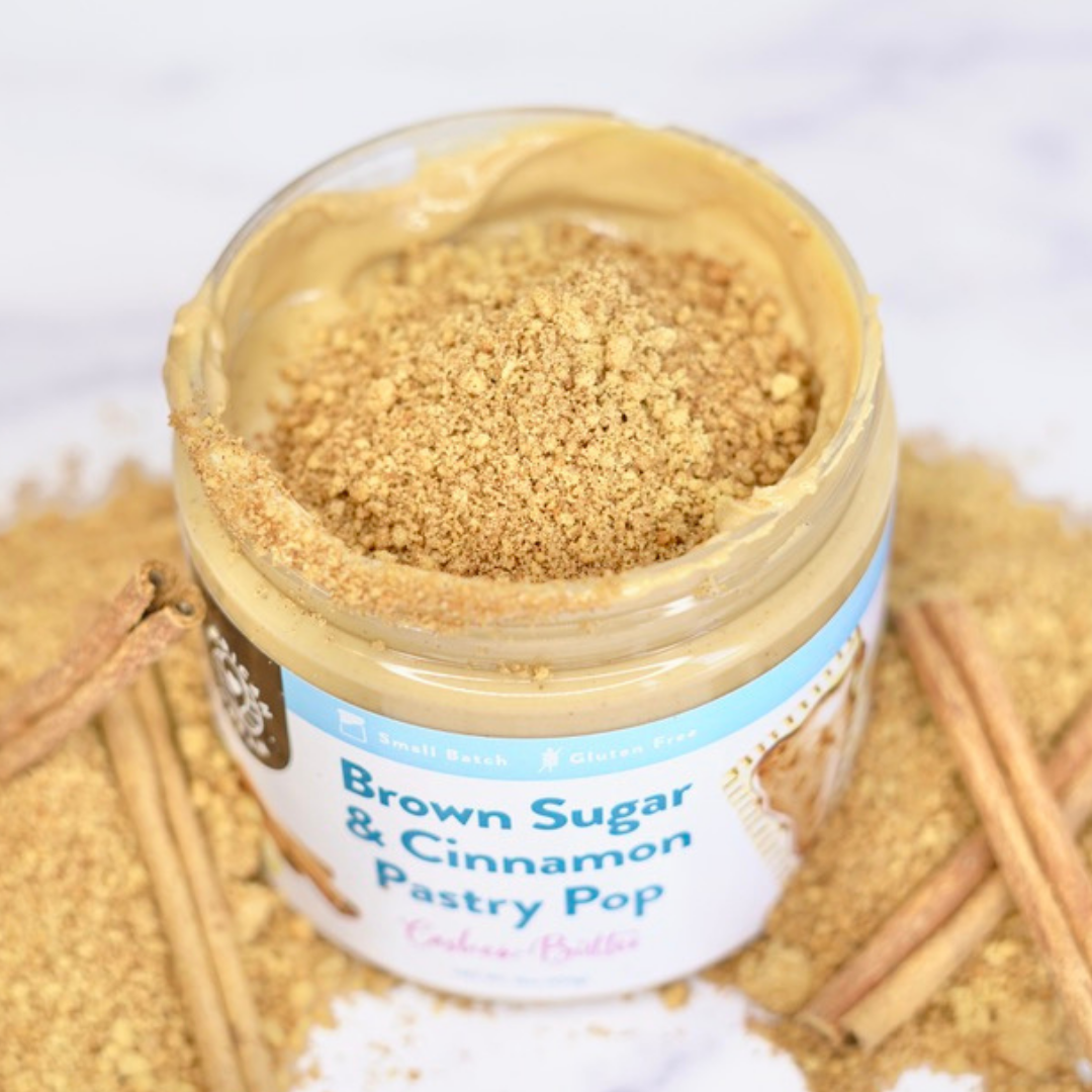Gluten-Free Brown Sugar Cinnamon Pastry Pop Cashew Butter