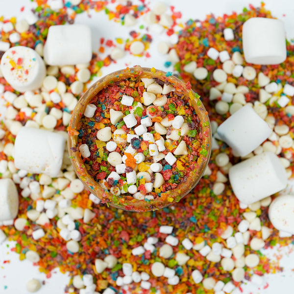 Gluten-Free Rainbow Dream Bar Peanut Butter