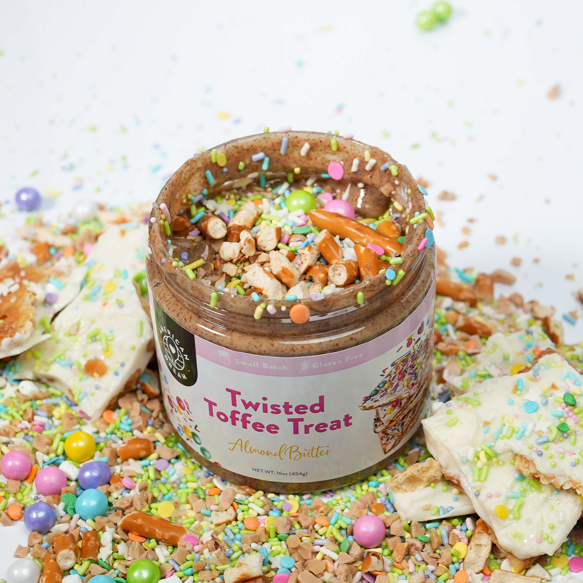 Gluten-Free Twisted Toffee Treat Almond Butter