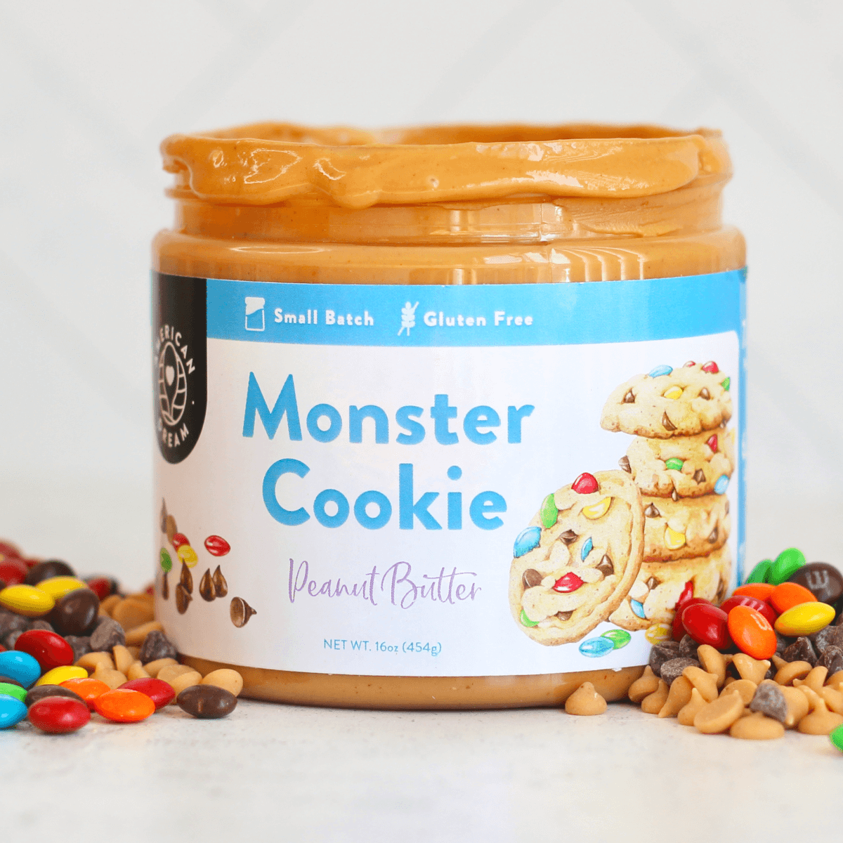Gluten-Free Monster Cookie Peanut Butter