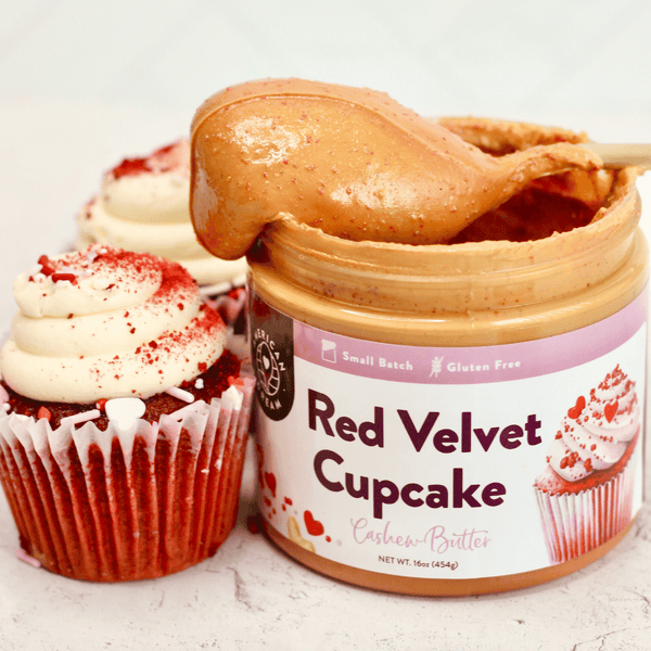 Gluten-Free Red Velvet Cupcake Cashew Butter