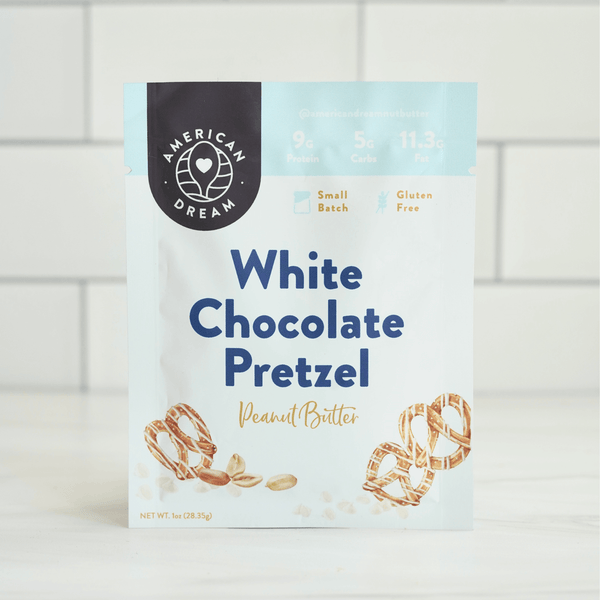 Gluten-Free White Chocolate Pretzel Peanut Butter Single-Serve Squeeze Pack