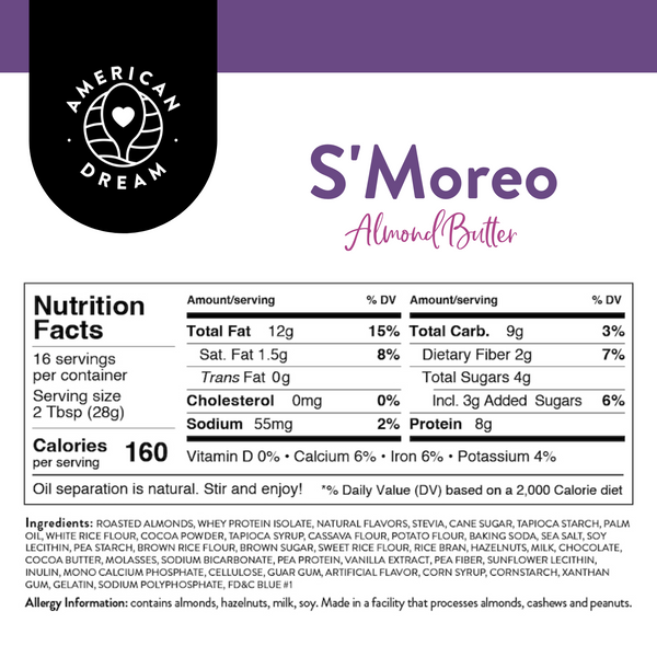 Gluten-Free S'moreo Almond Butter