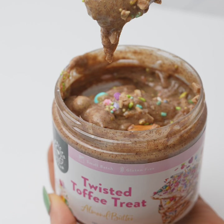 Gluten-Free Twisted Toffee Treat Almond Butter