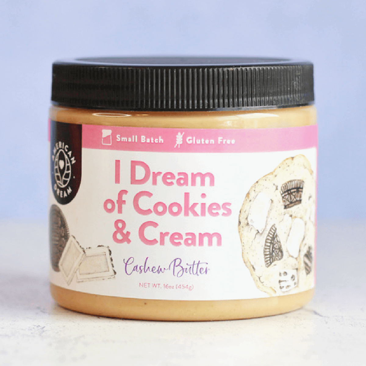 Gluten-Free I Dream of Cookies & Cream Cashew Butter